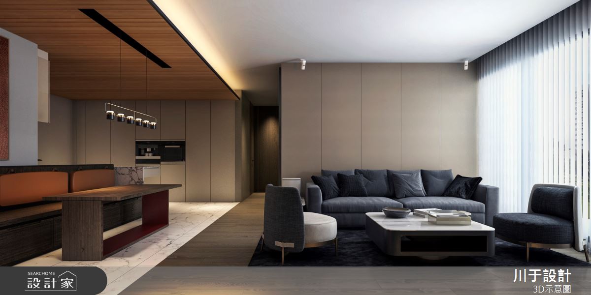 38坪毛胚屋＿人文禪風客廳餐廳案例圖片＿川于設計＿川于_03之3