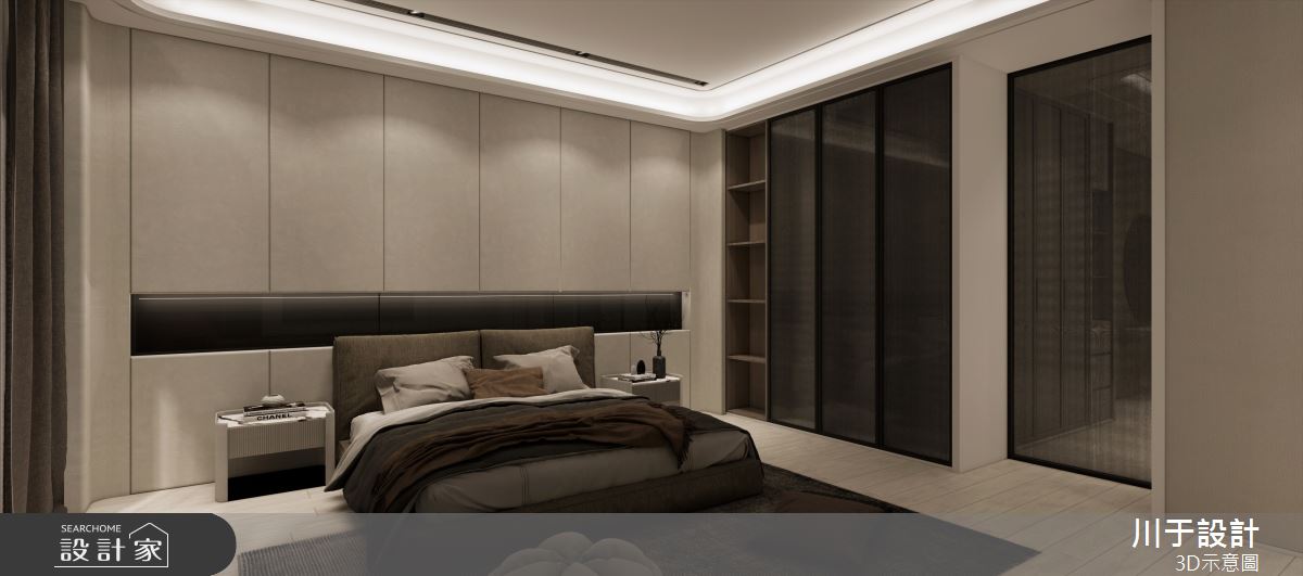 85坪新成屋(5年以下)＿日式無印風臥室案例圖片＿川于設計＿川于_04之8