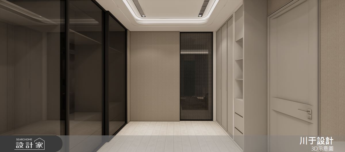 85坪新成屋(5年以下)＿日式無印風更衣間案例圖片＿川于設計＿川于_04之11