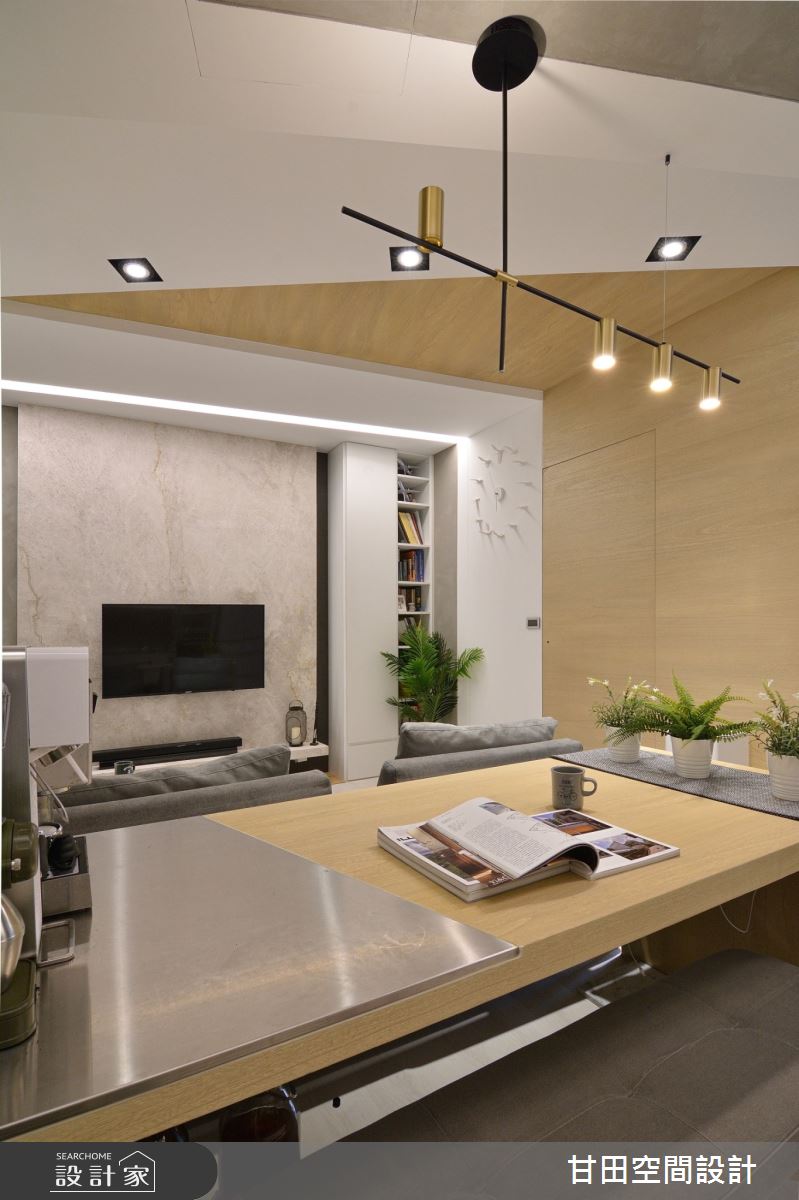 17坪新成屋(5年以下)＿北歐風客廳餐廳案例圖片＿甘田空間設計＿甘田_01之11