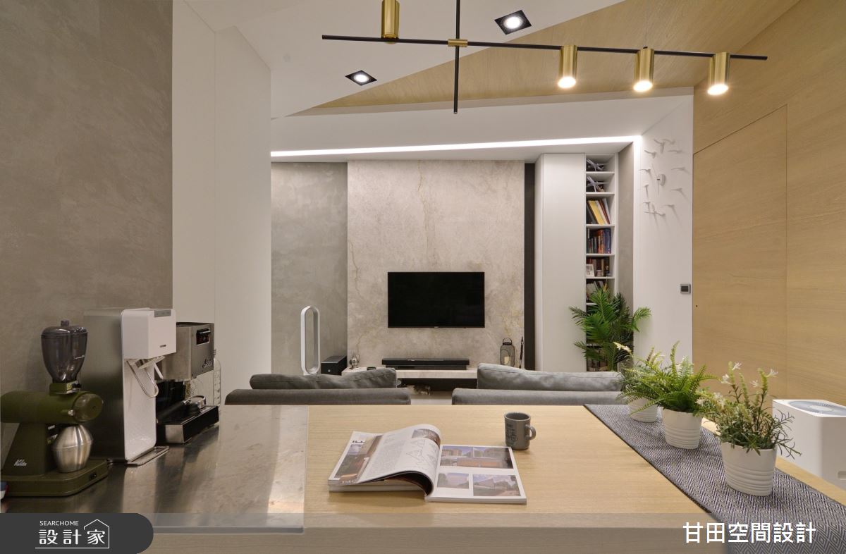 17坪新成屋(5年以下)＿北歐風客廳餐廳案例圖片＿甘田空間設計＿甘田_01之10