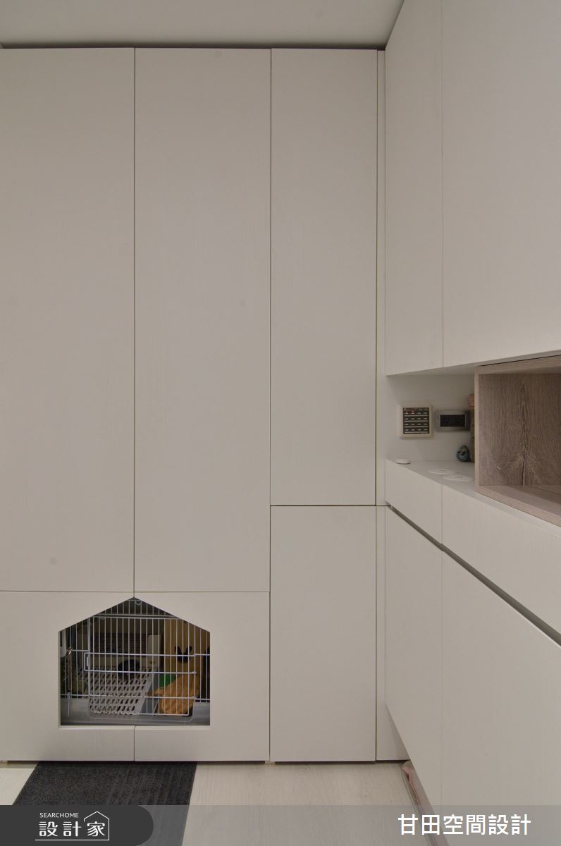 17坪新成屋(5年以下)＿北歐風玄關寵物案例圖片＿甘田空間設計＿甘田_01之2