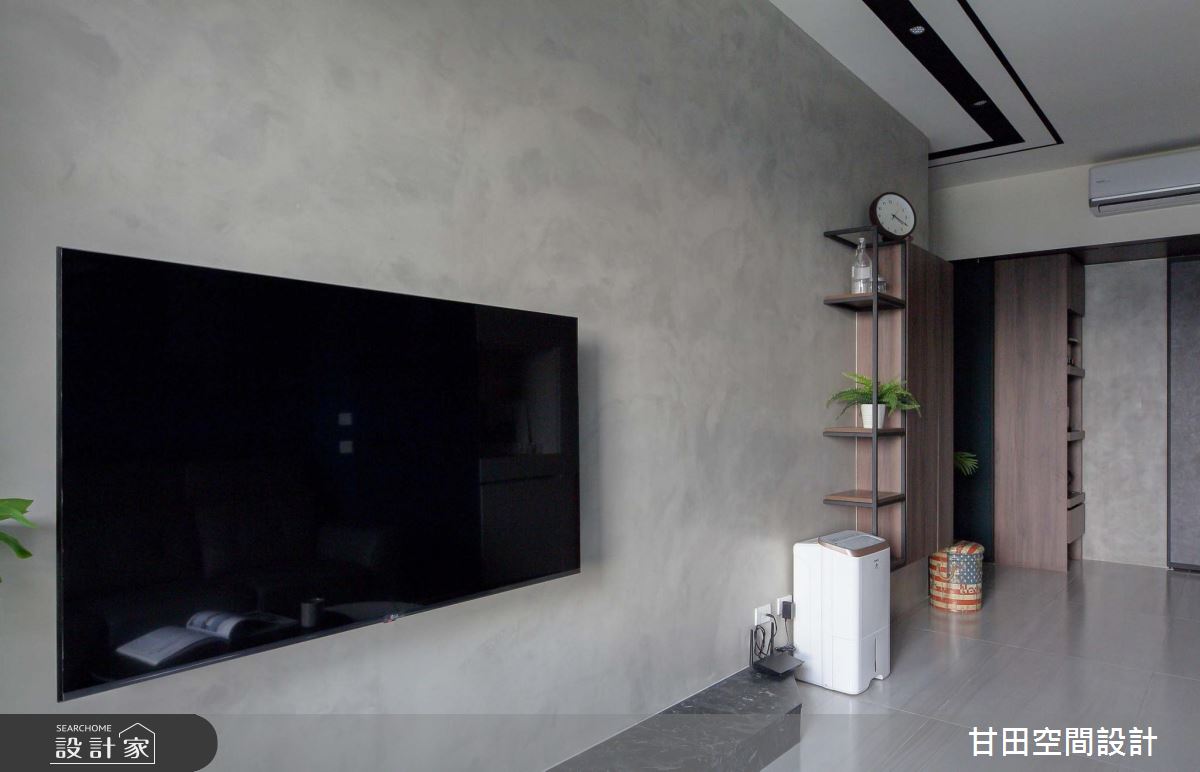 25坪新成屋(5年以下)＿現代風玄關客廳案例圖片＿甘田空間設計＿甘田_02之12