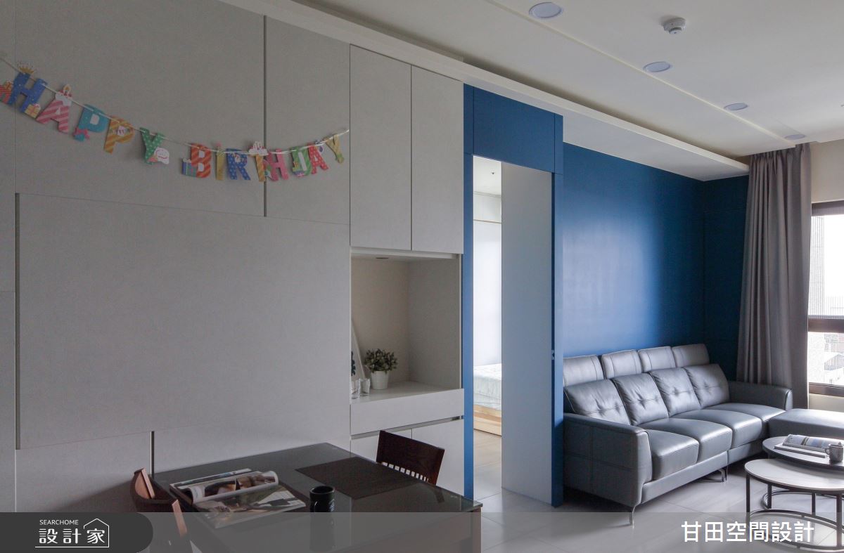 25坪新成屋(5年以下)＿現代風客廳餐廳案例圖片＿甘田空間設計＿甘田_02之10