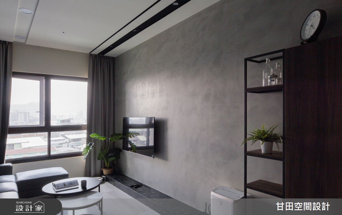 25坪新成屋(5年以下)＿現代風客廳案例圖片＿甘田空間設計＿甘田_02之7