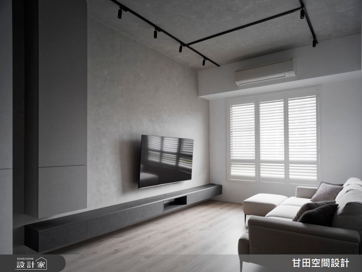32坪新成屋(5年以下)＿現代風客廳案例圖片＿甘田空間設計＿甘田_04之5