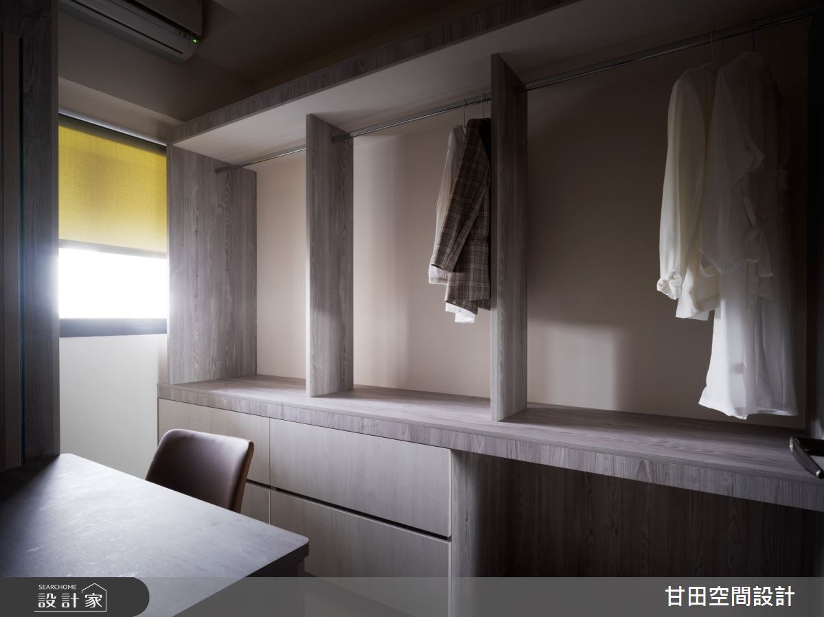 22坪新成屋(5年以下)＿簡約風更衣間案例圖片＿甘田空間設計＿甘田_06之13