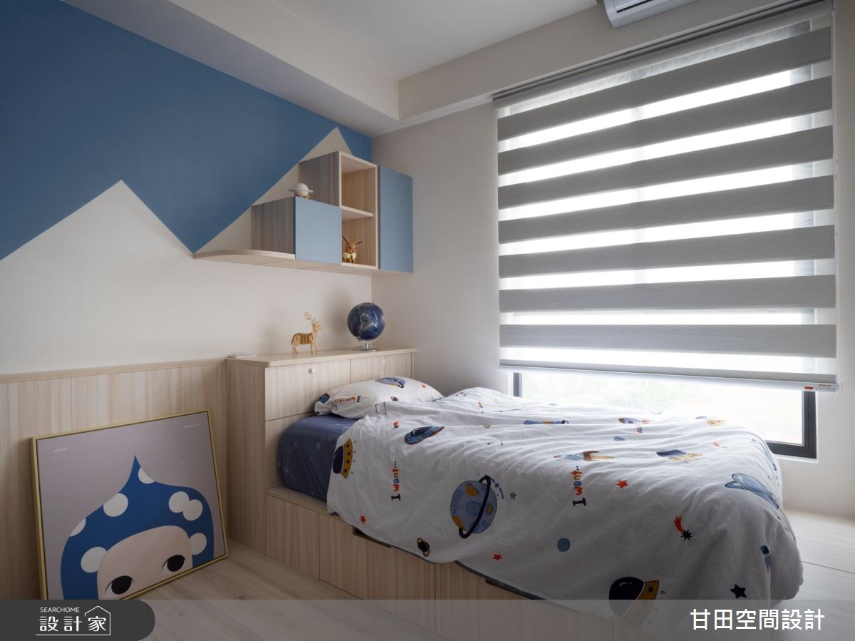 22坪新成屋(5年以下)＿簡約風臥室兒童房兒童房案例圖片＿甘田空間設計＿甘田_06之14