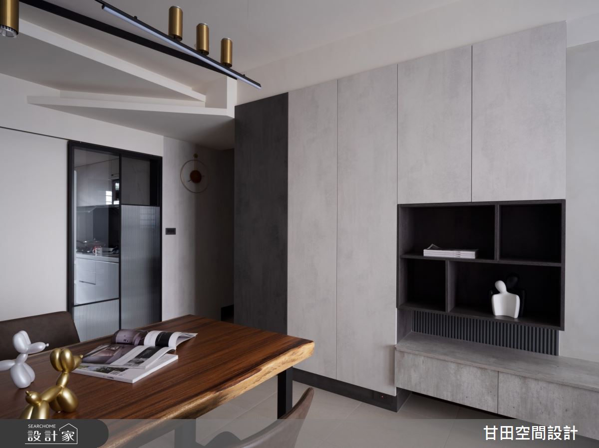 22坪新成屋(5年以下)＿簡約風客廳餐廳廚房案例圖片＿甘田空間設計＿甘田_06之5