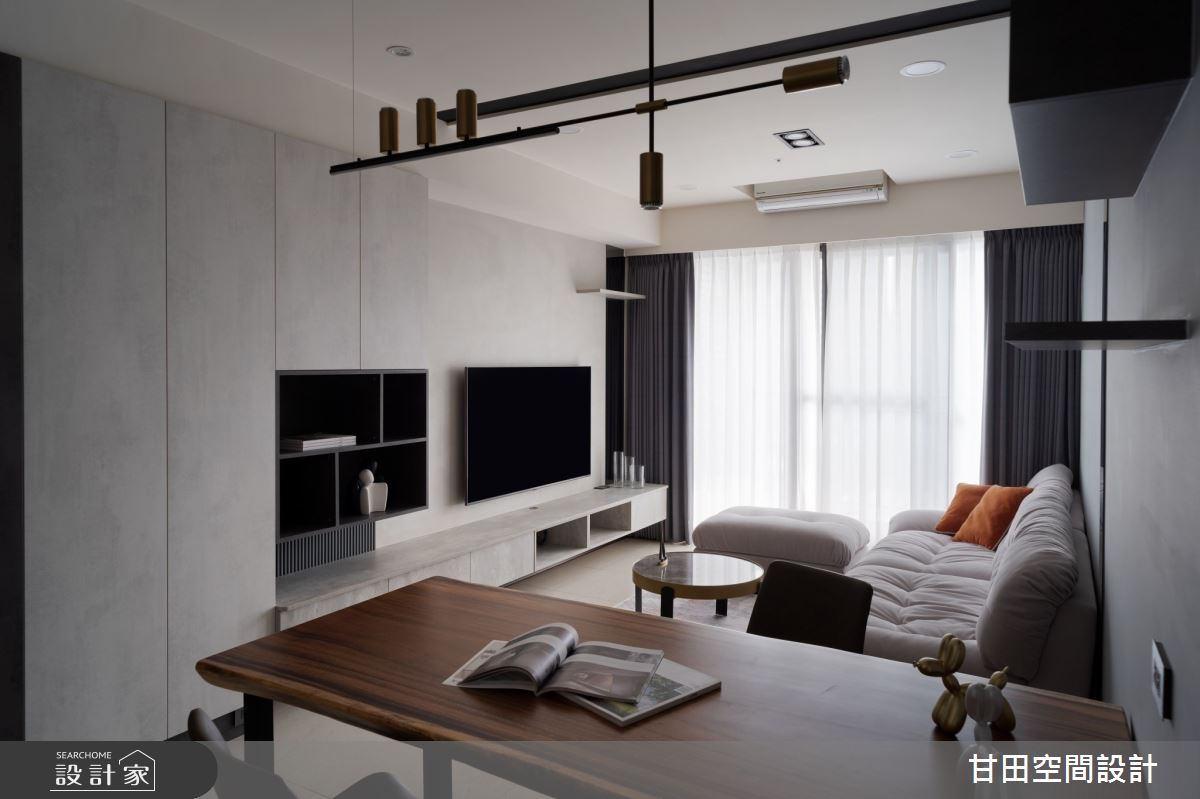 22坪新成屋(5年以下)＿簡約風客廳餐廳案例圖片＿甘田空間設計＿甘田_06之9