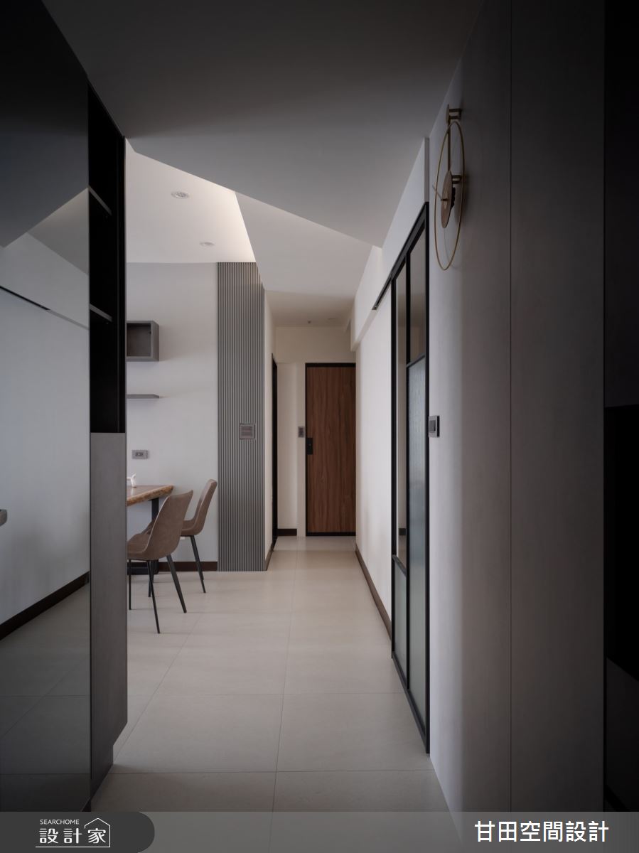 22坪新成屋(5年以下)＿簡約風玄關走廊案例圖片＿甘田空間設計＿甘田_06之2