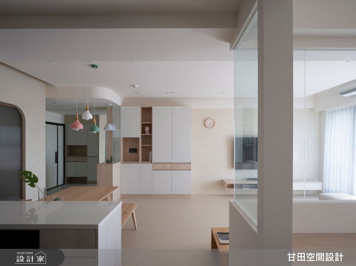 33坪新成屋(5年以下)＿北歐風玄關客廳餐廳案例圖片＿甘田空間設計＿甘田_07之13
