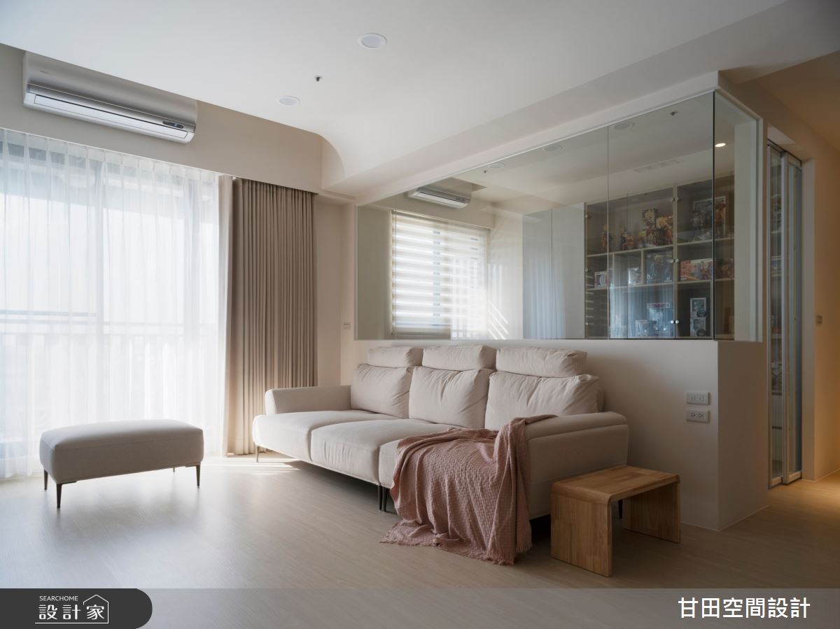 33坪新成屋(5年以下)＿北歐風客廳案例圖片＿甘田空間設計＿甘田_07之6