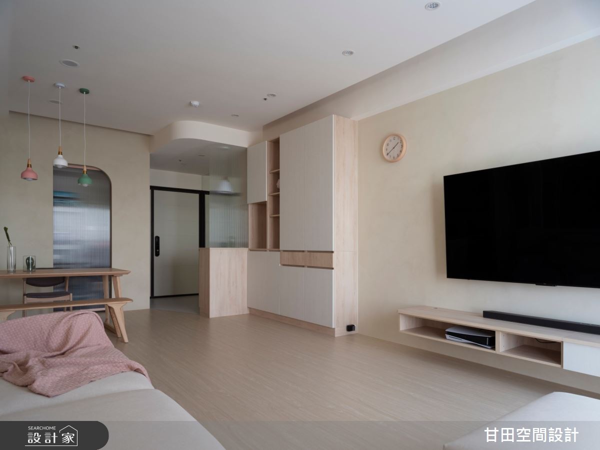 33坪新成屋(5年以下)＿北歐風客廳餐廳案例圖片＿甘田空間設計＿甘田_07之8