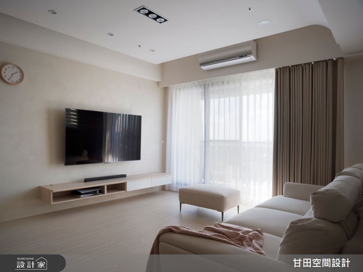 33坪新成屋(5年以下)＿北歐風客廳案例圖片＿甘田空間設計＿甘田_07之7