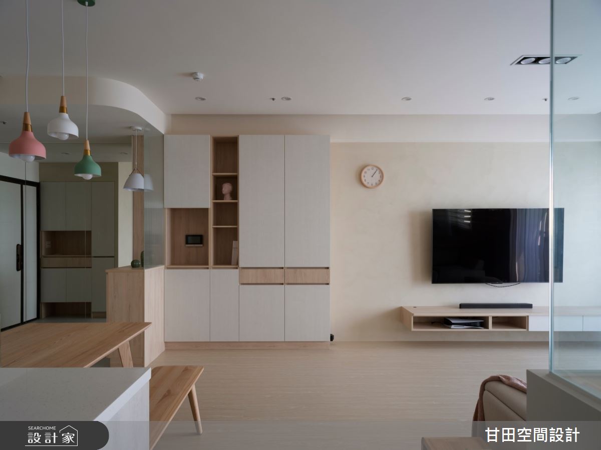 33坪新成屋(5年以下)＿北歐風客廳餐廳案例圖片＿甘田空間設計＿甘田_07之4