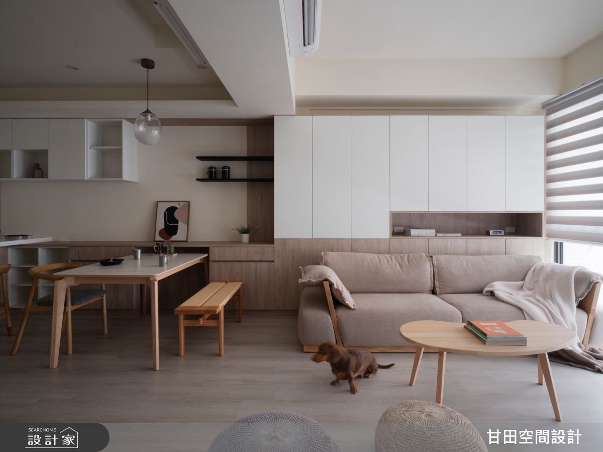 72坪新成屋(5年以下)＿日式無印風客廳餐廳案例圖片＿甘田空間設計＿甘田_08之9