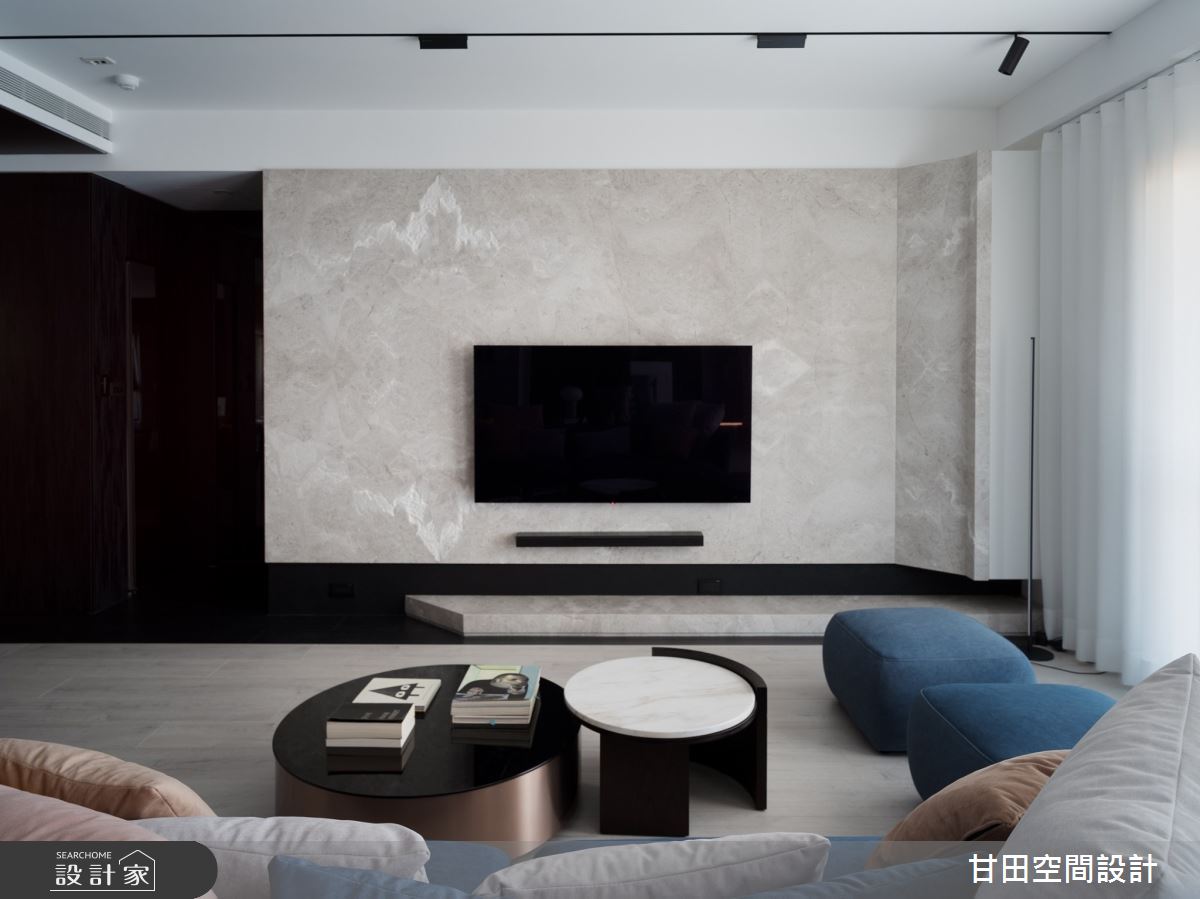 30坪新成屋(5年以下)＿現代風客廳案例圖片＿甘田空間設計＿甘田_09之13
