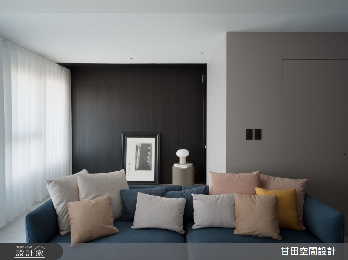 30坪新成屋(5年以下)＿現代風客廳案例圖片＿甘田空間設計＿甘田_09之10