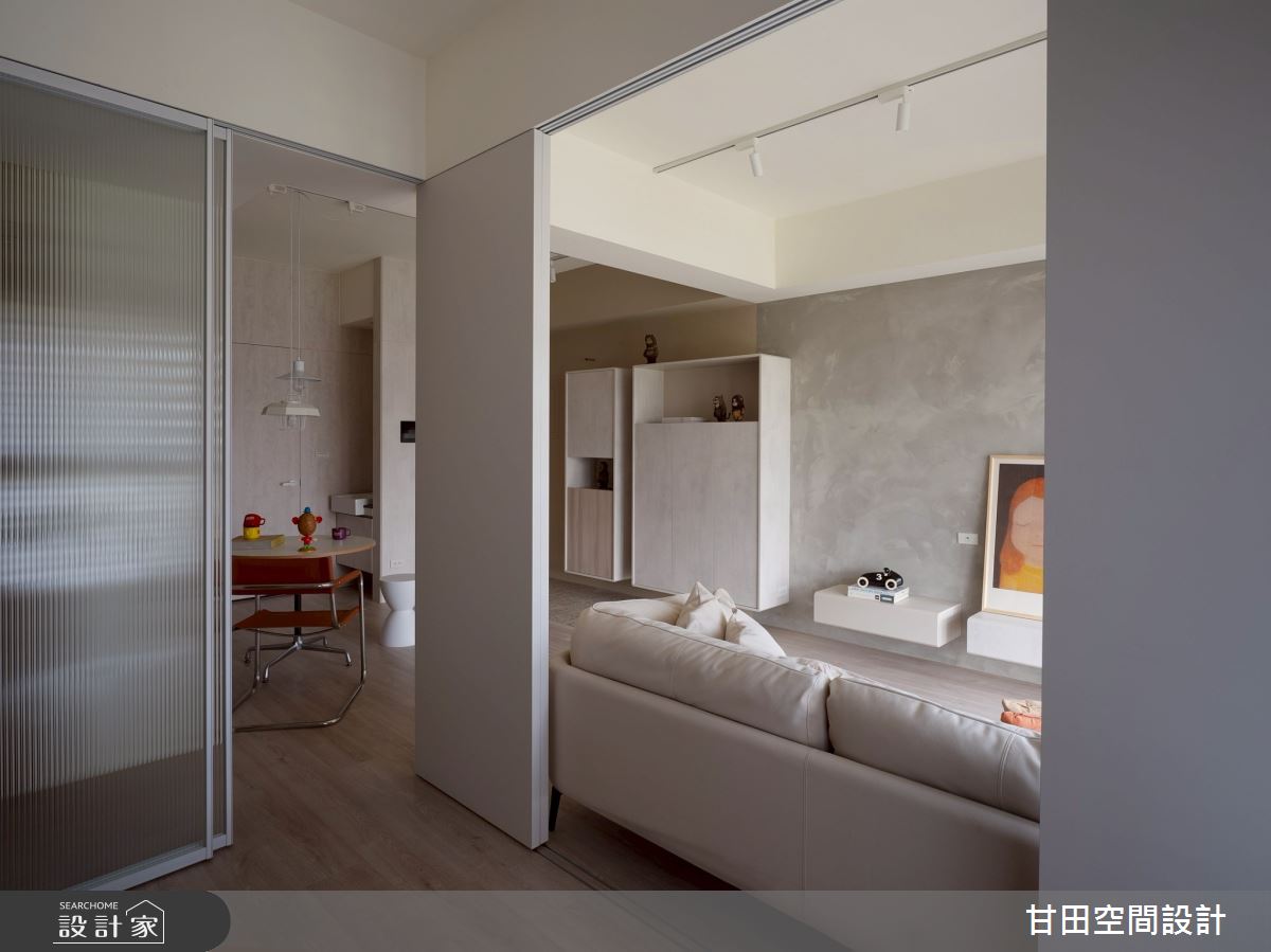 25坪新成屋(5年以下)＿北歐風客廳餐廳書房案例圖片＿甘田空間設計＿甘田_10之13