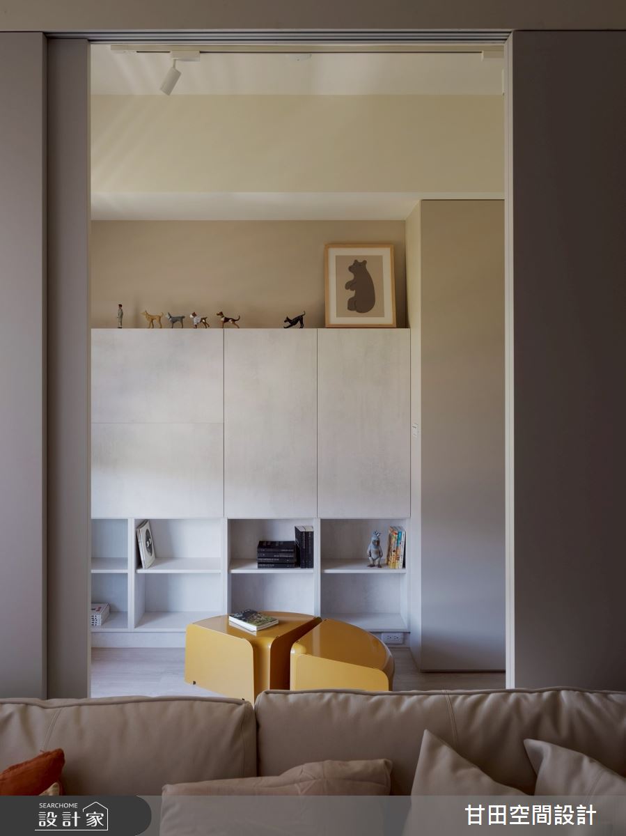 25坪新成屋(5年以下)＿北歐風客廳書房案例圖片＿甘田空間設計＿甘田_10之16