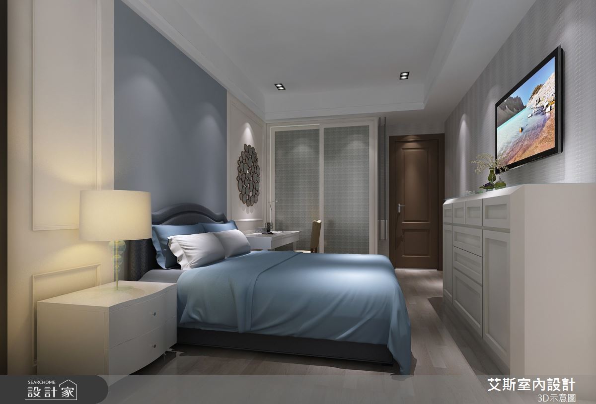 52坪新成屋(5年以下)＿現代風臥室案例圖片＿艾斯室內設計＿艾斯_龍騰城堡15F之6