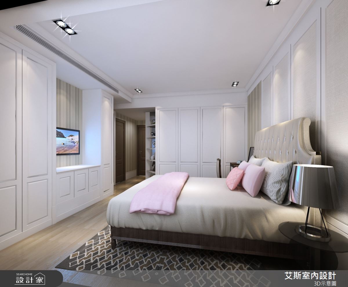 52坪新成屋(5年以下)＿現代風臥室案例圖片＿艾斯室內設計＿艾斯_龍騰城堡15F之7