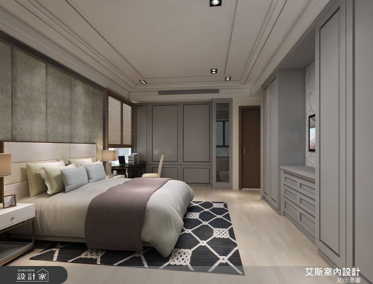 52坪新成屋(5年以下)＿現代風臥室案例圖片＿艾斯室內設計＿艾斯_龍騰城堡15F之9