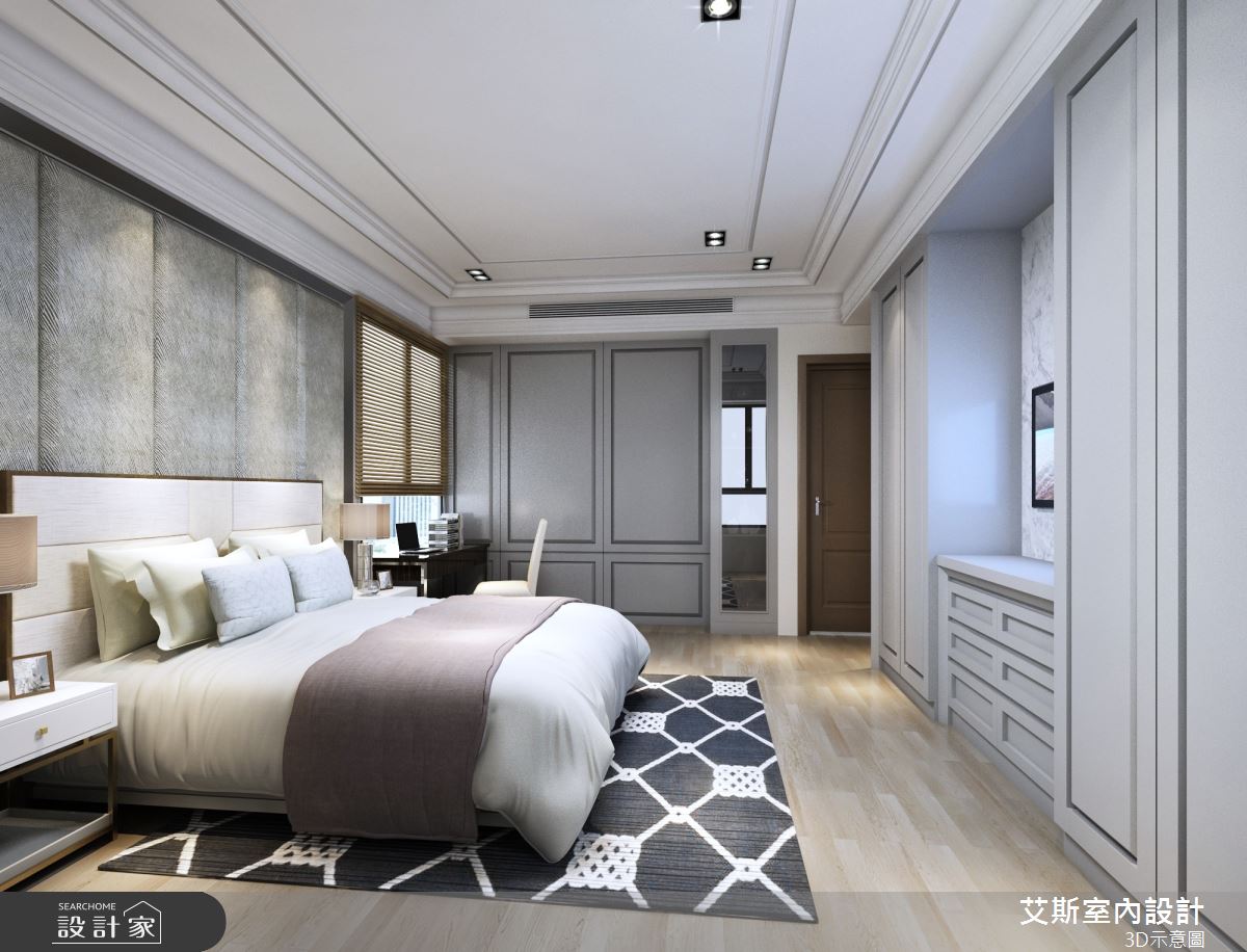 52坪新成屋(5年以下)＿現代風臥室案例圖片＿艾斯室內設計＿艾斯_龍騰城堡15F之10