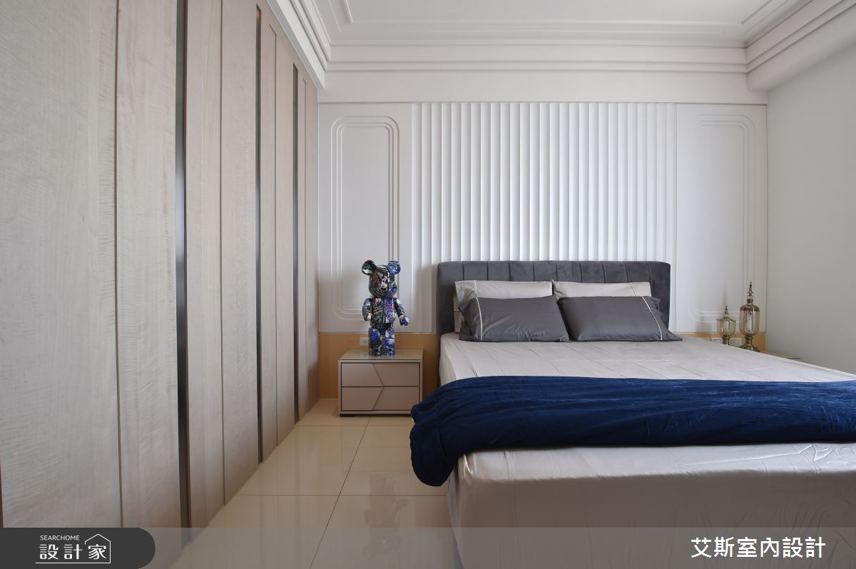 40坪新成屋(5年以下)＿現代風臥室案例圖片＿艾斯室內設計＿艾斯_龍騰城堡17F-A3之7