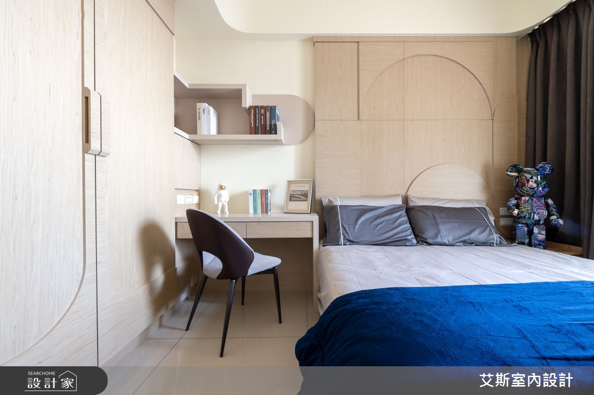 40坪新成屋(5年以下)＿現代風客房案例圖片＿艾斯室內設計＿艾斯_龍騰城堡17F-A3之9