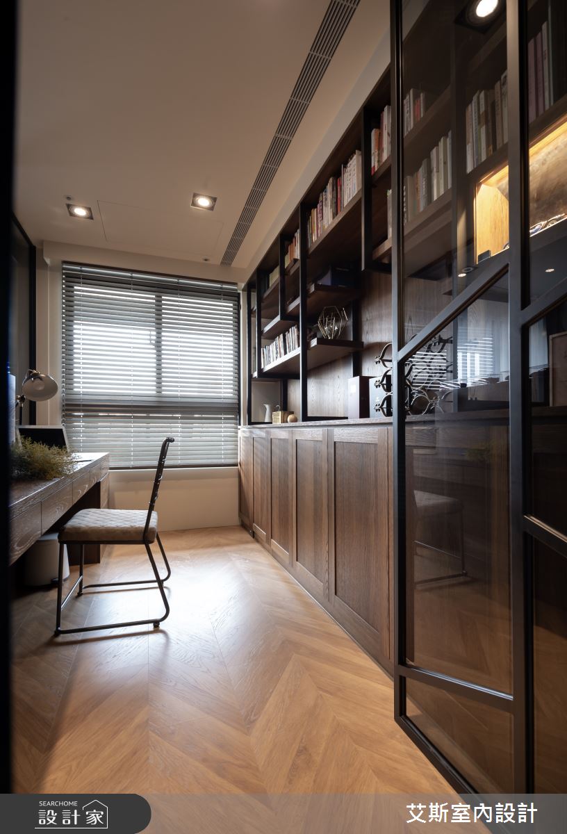 35坪新成屋(5年以下)＿現代風書房案例圖片＿艾斯室內設計＿艾斯_高雄新都廳之10