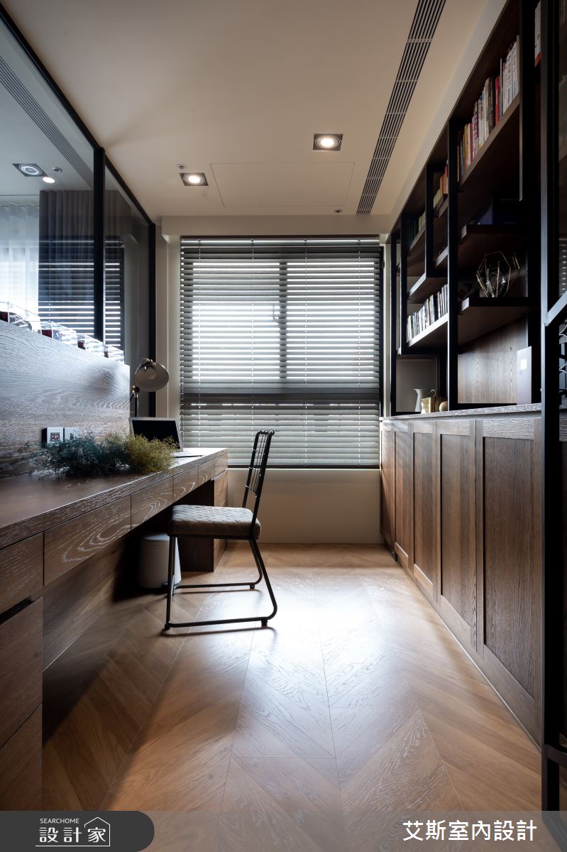 35坪新成屋(5年以下)＿現代風書房案例圖片＿艾斯室內設計＿艾斯_高雄新都廳之11