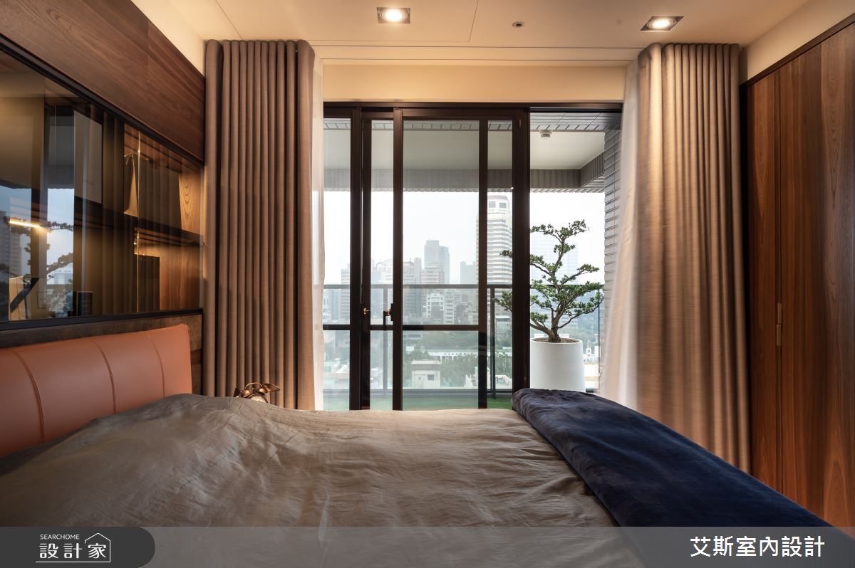 35坪新成屋(5年以下)＿現代風臥室案例圖片＿艾斯室內設計＿艾斯_高雄新都廳之15