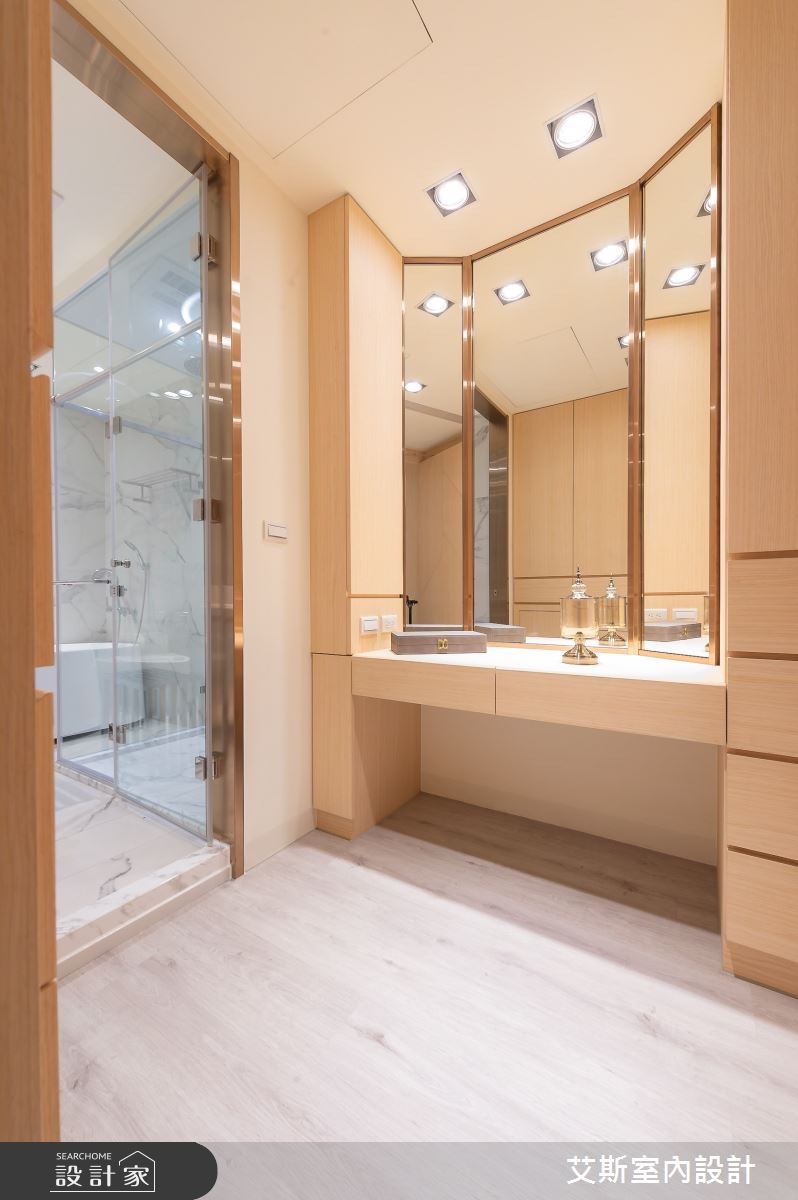100坪新成屋(5年以下)＿現代風更衣間案例圖片＿艾斯室內設計＿艾斯_大昌別墅之9