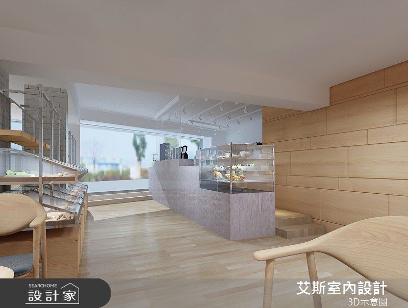 120坪新古屋(10年以下)＿北歐風商業空間案例圖片＿艾斯室內設計＿艾斯_金礦咖啡-台中東海店之3