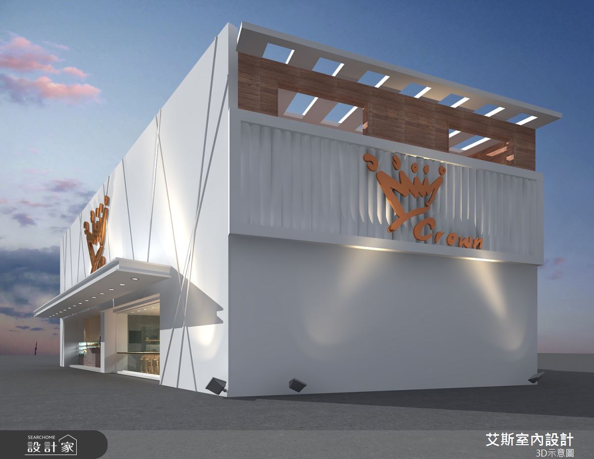 120坪新古屋(10年以下)＿北歐風商業空間案例圖片＿艾斯室內設計＿艾斯_金礦咖啡-台中東海店之8