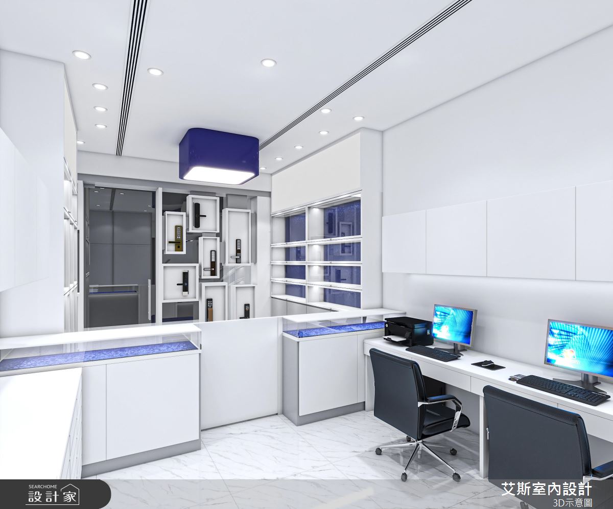 80坪新古屋(10年以下)＿北歐風商業空間案例圖片＿艾斯室內設計＿艾斯_高雄小港鎖店之2