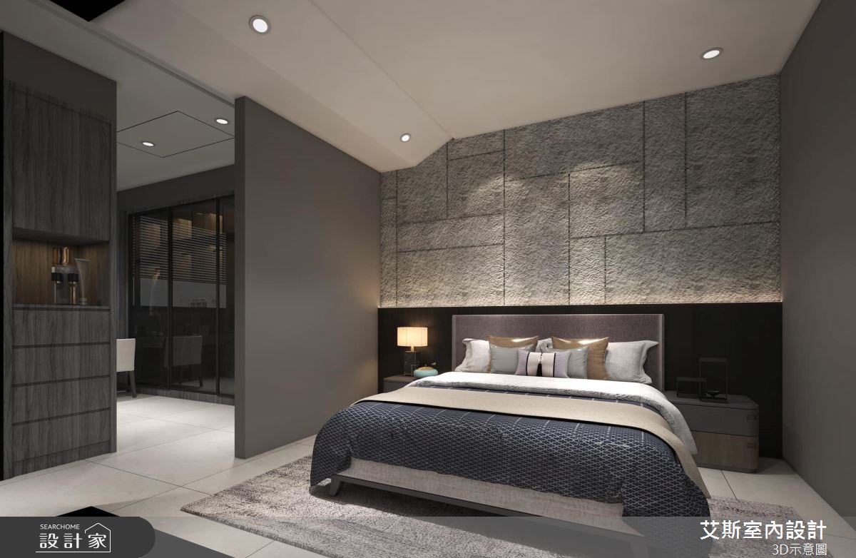 20坪新成屋(5年以下)＿現代風臥室案例圖片＿艾斯室內設計＿艾斯_22之3