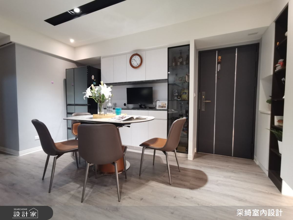 28坪老屋(31~40年)＿混搭風玄關餐廳案例圖片＿采綺室內設計＿采綺_音樂饗宴之2