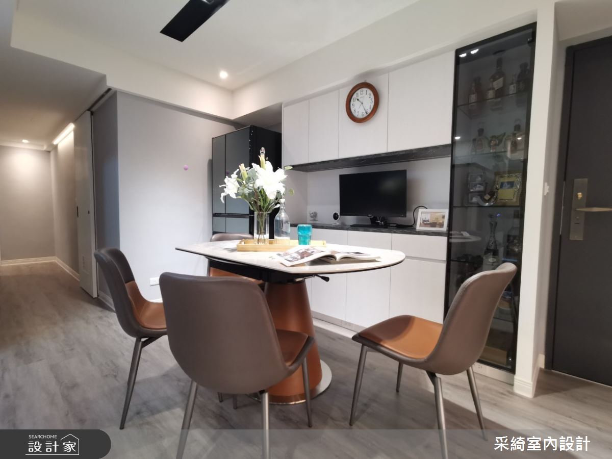 28坪老屋(31~40年)＿混搭風玄關餐廳案例圖片＿采綺室內設計＿采綺_音樂饗宴之3