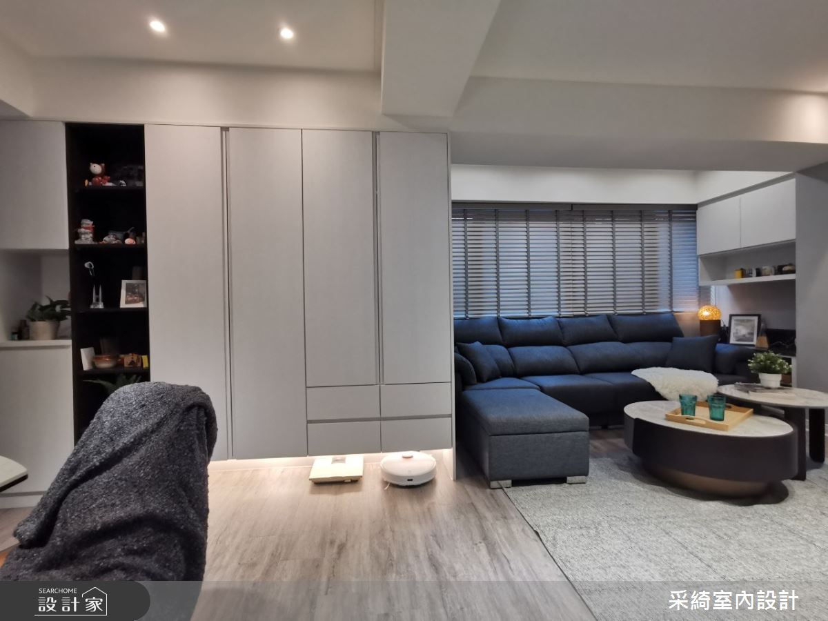 28坪老屋(31~40年)＿混搭風客廳案例圖片＿采綺室內設計＿采綺_音樂饗宴之4