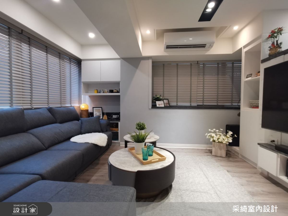 28坪老屋(31~40年)＿混搭風客廳案例圖片＿采綺室內設計＿采綺_音樂饗宴之8