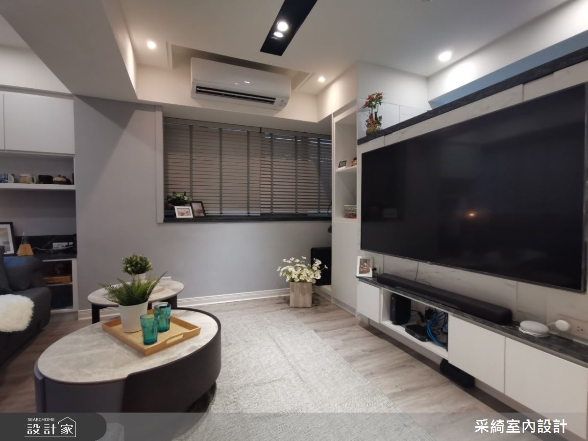 28坪老屋(31~40年)＿混搭風客廳案例圖片＿采綺室內設計＿采綺_音樂饗宴之9