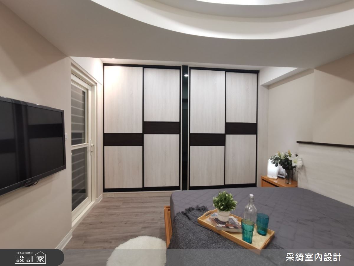 28坪老屋(31~40年)＿混搭風臥室案例圖片＿采綺室內設計＿采綺_音樂饗宴之16