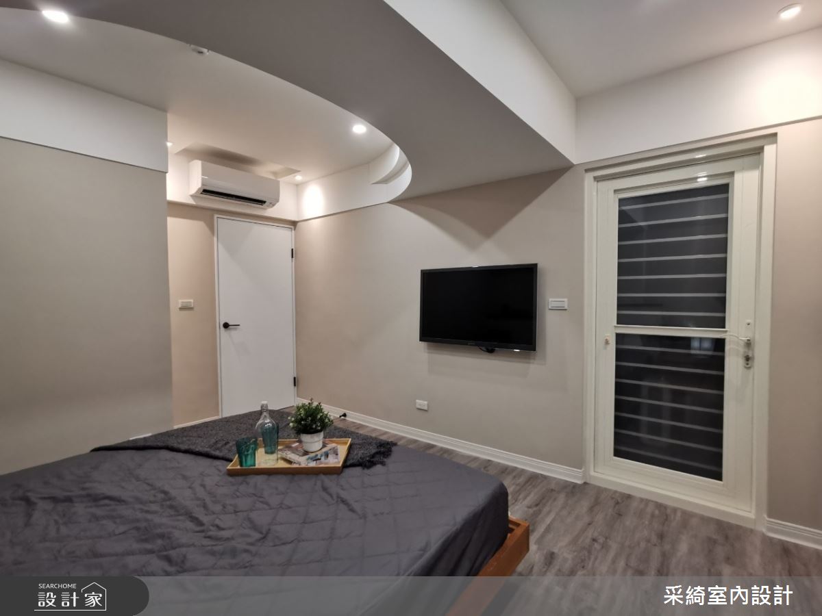 28坪老屋(31~40年)＿混搭風臥室案例圖片＿采綺室內設計＿采綺_音樂饗宴之11