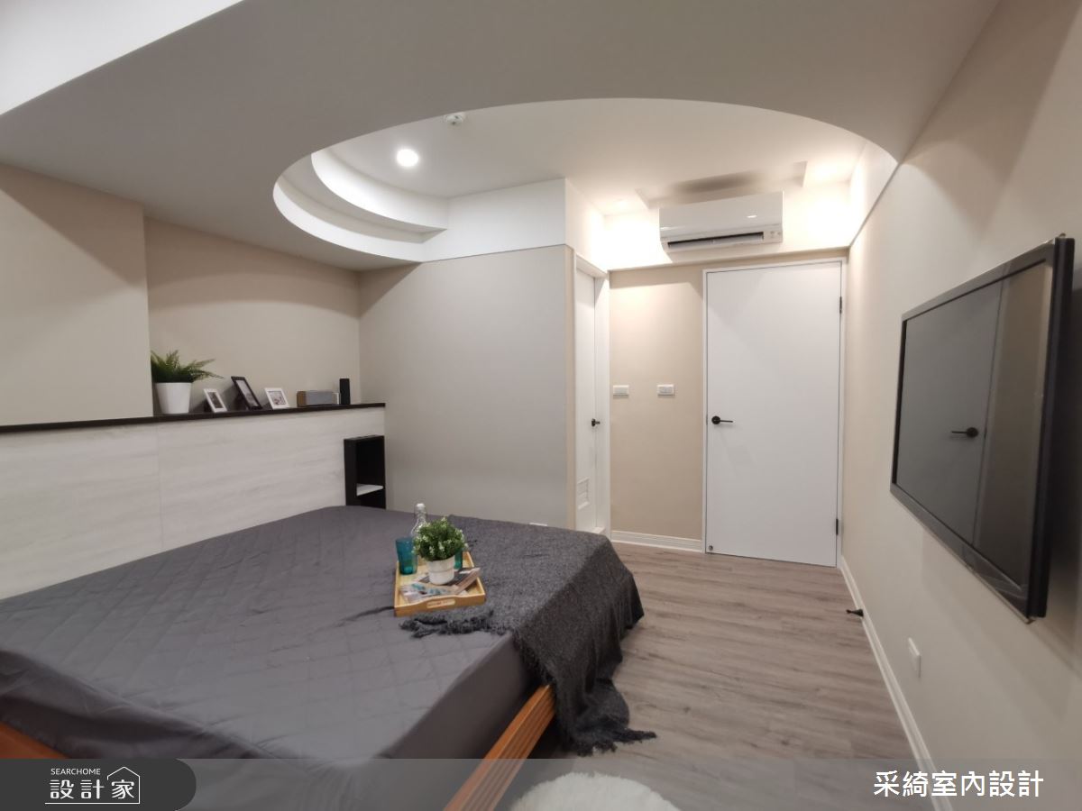 28坪老屋(31~40年)＿混搭風臥室案例圖片＿采綺室內設計＿采綺_音樂饗宴之12