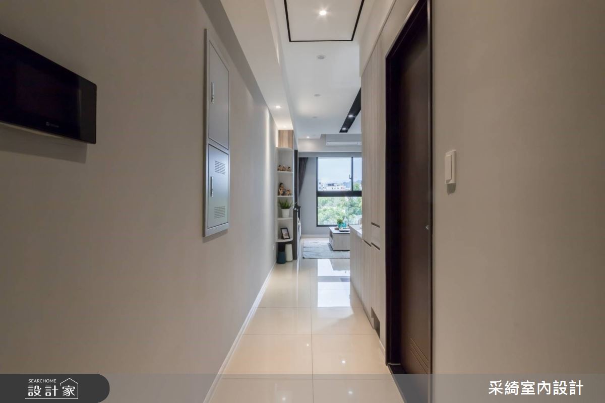 16坪新成屋(5年以下)＿混搭風玄關案例圖片＿采綺室內設計＿采綺_夢想新生活之2