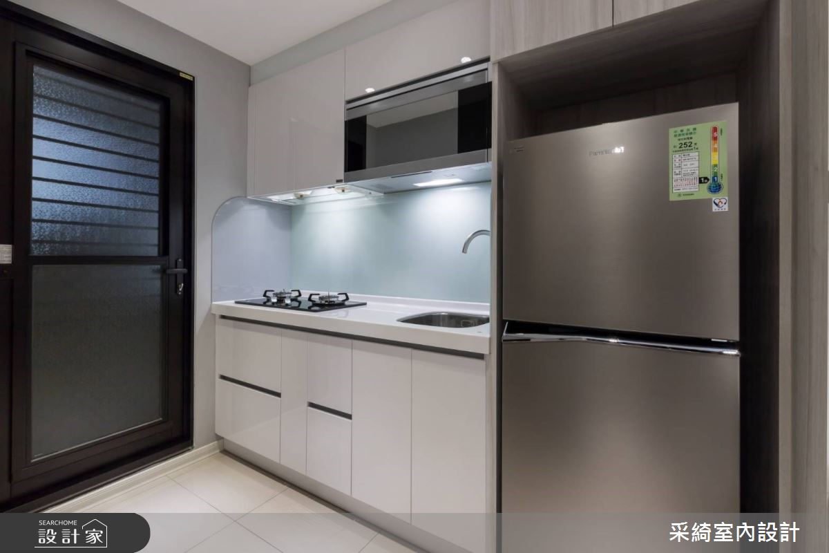 16坪新成屋(5年以下)＿混搭風廚房案例圖片＿采綺室內設計＿采綺_夢想新生活之15