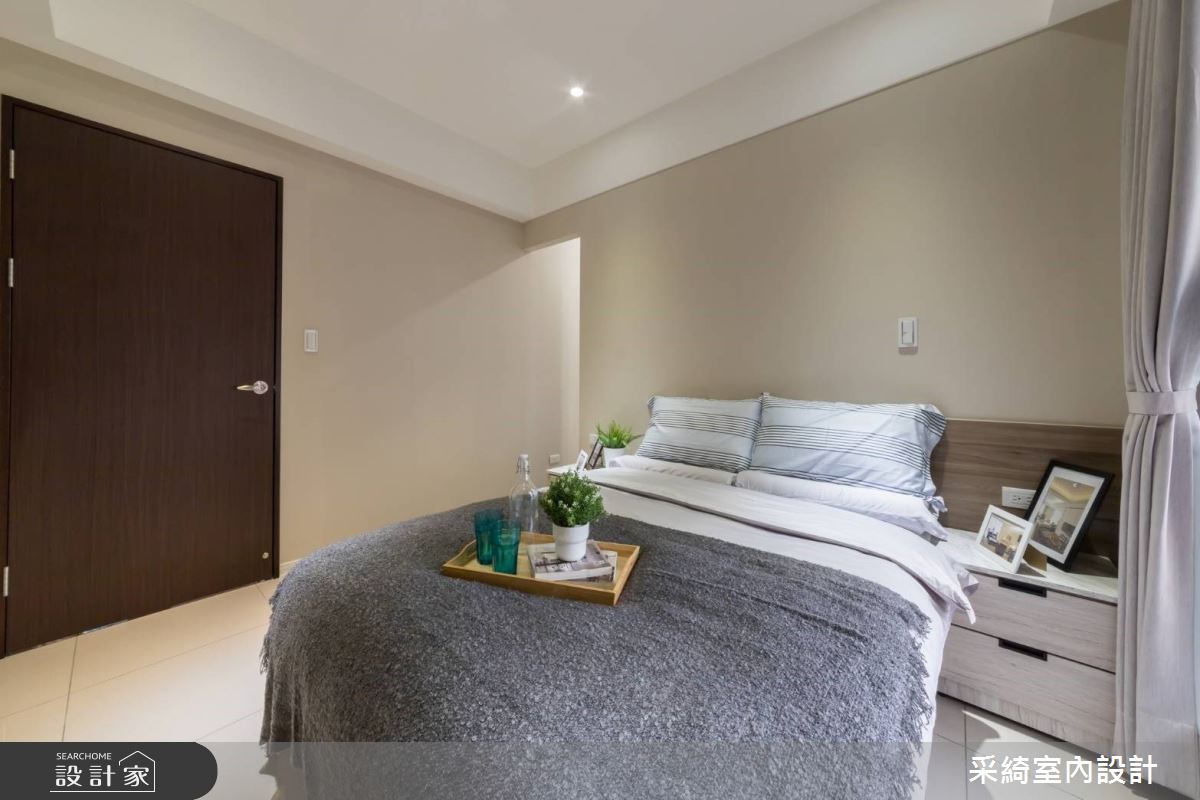 16坪新成屋(5年以下)＿混搭風臥室案例圖片＿采綺室內設計＿采綺_夢想新生活之16